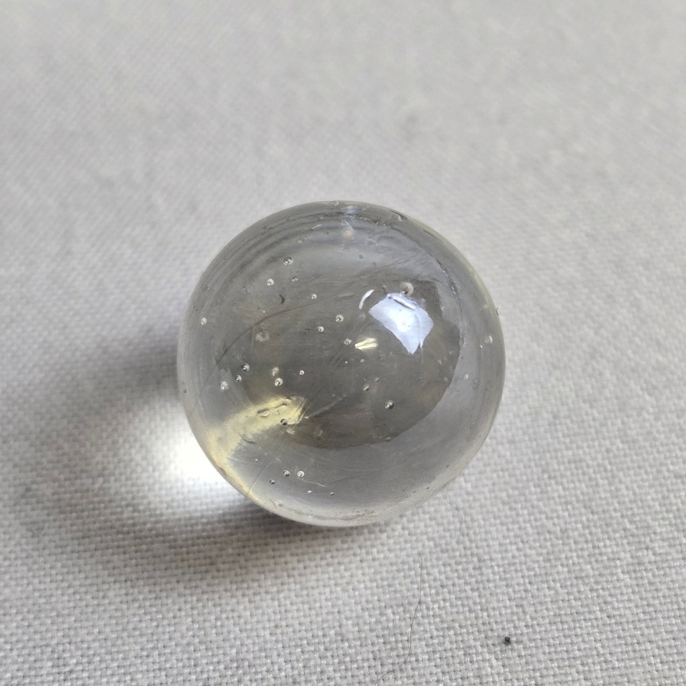 210 Clear Game Marbles With Bubbles, 1 lb 14 oz - Picture 10 of 12